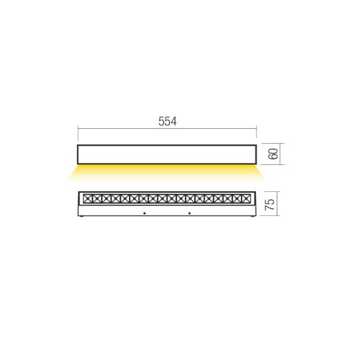 Redo Kültéri fali lámpa 90946 AROOS