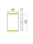 Redo Kültéri lépcsővilágítás 91089 ZIPPER