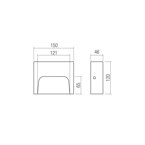 Redo Kültéri fali lámpa 91127 SASHI