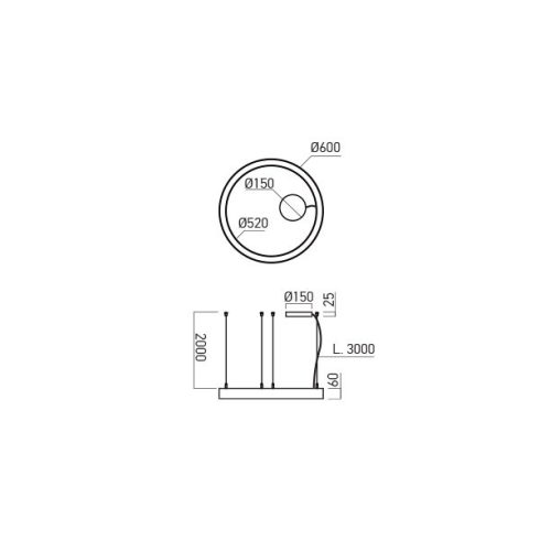 Arelux Függeszték AM01WW SWH XAMBIT