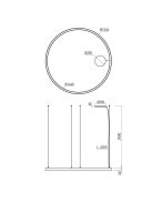 Arelux Függeszték AM04WW SWH XAMBIT