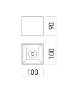 Arelux Mennyezeti lámpa CRQ02UWW MWH XCORE