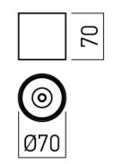 Arelux  Mennyezeti lámpa CRR01WW MWH XCORE ROUND