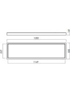 Arelux LED panel CSQ30120WW MWH XCASE