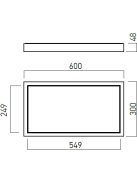 Arelux LED panel CSQ3060NW MWH XCASE