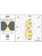 Arelux Álló lámpa DL01NW SBK XDELTA