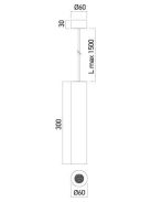 Arelux Függeszték FS30NW SBK XFOCUS