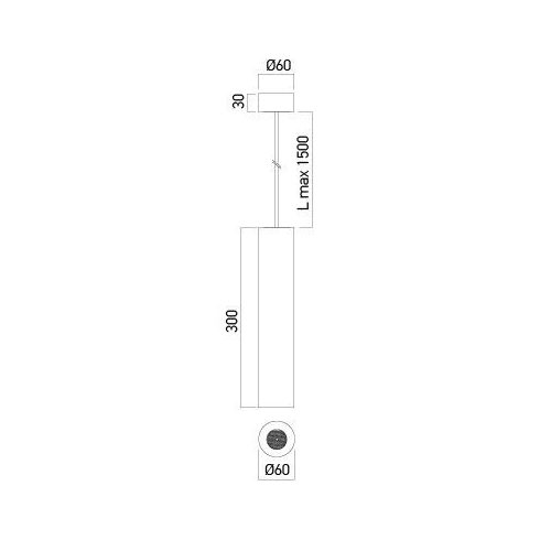 Arelux Függeszték FS30NW SWH XFOCUS