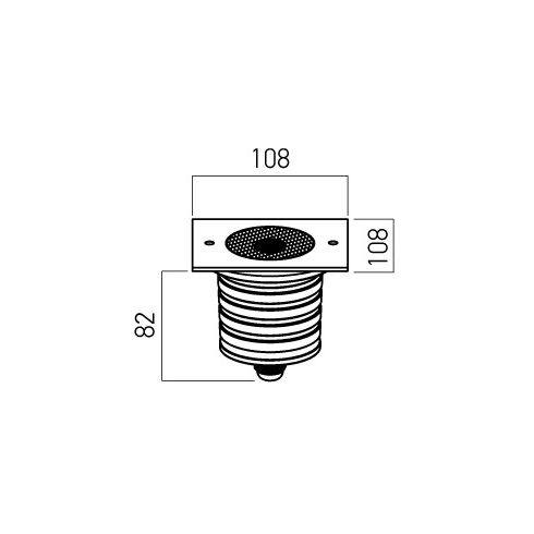 Arelux Taposólámpa GD18NW40 XGROUND