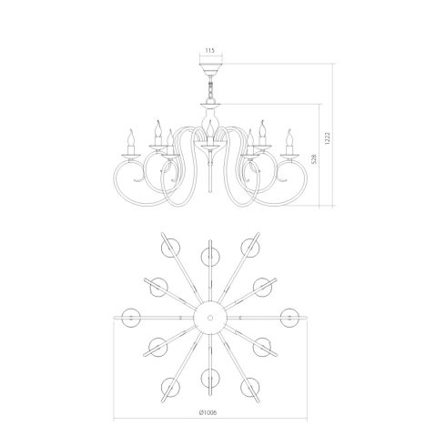 Incanti Csillár ICI C12 01 CIRCE