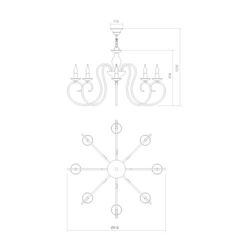 Incanti Csillár ICI C8 23 CIRCE