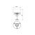 Incanti Asztali lámpa IDE T3B 05 02 DESIDERIO