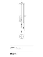 Incanti Mennyezeti lámpa IGL PR4 06 12 GALEA