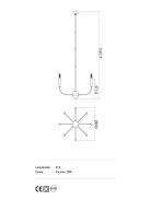 Incanti Csillár IKN C8 06 12 KONIG