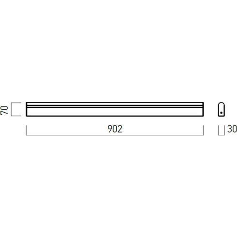 Arelux Fürdőszobai lámpa MI02NW MWH XMIRO