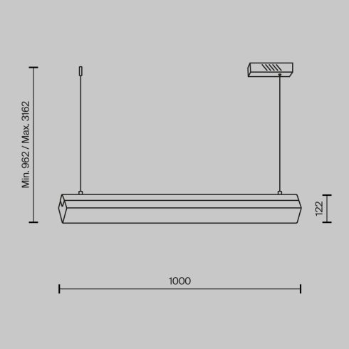 Maytoni Függeszték MOD250PL-L36BS3K PETRA