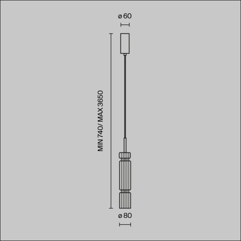 Maytoni Függeszték MOD272PL-L12B3K1 ORDO