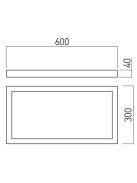 Arelux Mennyezeti lámpa PTS3060NW MWH XPLANET