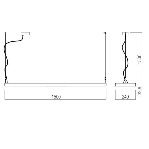 Arelux Függeszték SPC02NW SBK XSPECTER